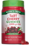 Nature's Truth Gominolas de Cereza Ácida - 60 ud. - Vegano, Sin OGM, Sin Gluten - Sabor Cereza
