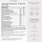 JSHealth Skin and Digestion Formula – Complemento para piel y digestión con Zinc, Bardana y Cúrcuma (60 Comprimidos)