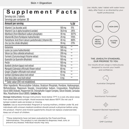 JSHealth Skin and Digestion Formula – – Cúrcuma (Curcuma longa): Especia conocida por sus propiedades – Image 9