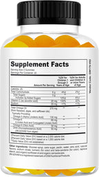 Focus Kids Gummies – Gomitas de Enfoque para Niños y Adolescentes con DHA y Omega 3-6-9, 60 unidades