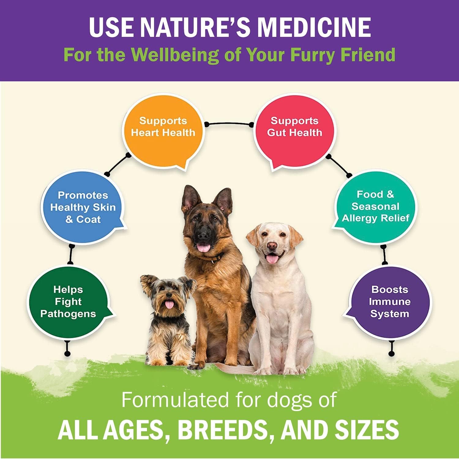 Zenapet Dog Immune Support Premium Powder Topper