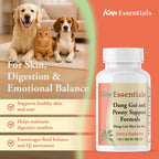 Kan Herb Essentials Dang Gui and Peony Support – Traditional Chinese Herbal Blend for Dogs and Cats, 120 Tablets