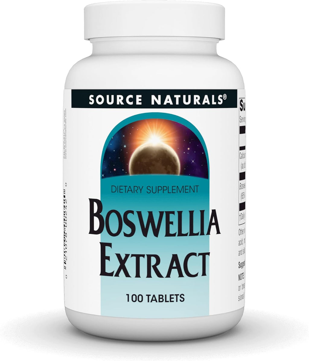 Extracto de Boswellia con 65% de Ácidos Boswélicos - Source Naturals - 50 Comprimidos