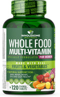 Wholesome Wellness Multivitamínico para Mujeres - 120 Comprimidos