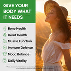 Venture Pal 5 en 1 Vitamina D3 K2 Gotas - 10000 UI D3 + 200 mcg K2 (MK-7) con Magnesio, Zinc y Aceite MCT - 60 ml