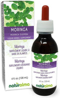 Naturalma Moringa (Moringa oleifera o Moringa aptera) - Tintura sin Alcohol - 118 ml - Extracto Líquido en Gotas - Vegano