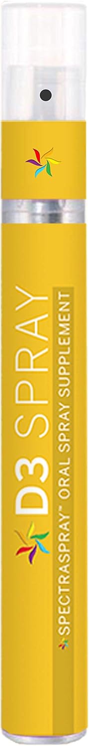 Spectraspray Vitamina D3 Spray 5000 UI - Suplemento Líquido de Vitamina D3, 30 Dosis