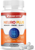 Neuro Plus Brain and Focus Supplement Brain Wyse Pill (60 Cápsulas)