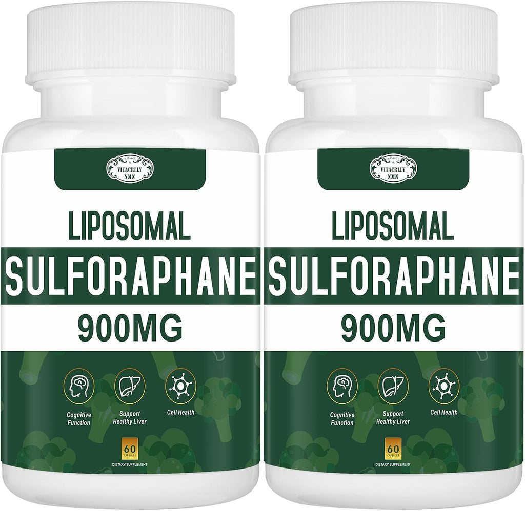 Sulforafano Liposomal 900mg – Extracto de Brócoli, 120 Cápsulas