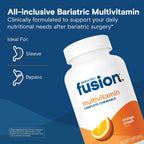 Bariatric Fusion Multivitamínico Masticable con Hierro Sabor Crema de Naranja - 120 Comprimidos