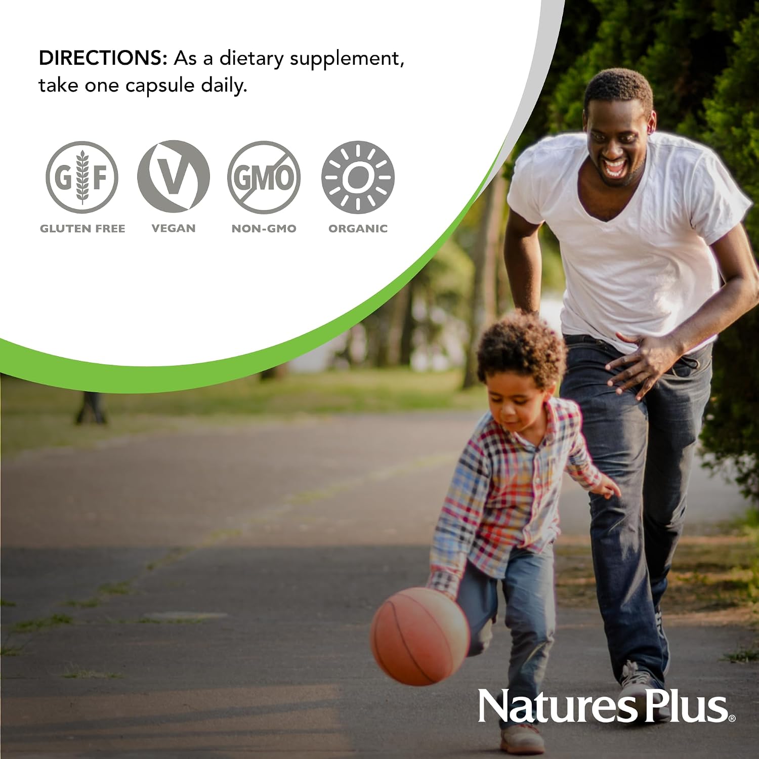 NaturesPlus Source of Life Garden Vitamina K2 - 60 Cápsulas - Orgánico, Vegano, Sin Gluten