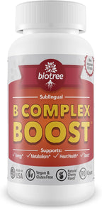 Vitamin B12 Sublingual B Complex - Complejo B con Metilcobalamina, B6, Biotina y Ácido Fólico - 90 Comprimidos