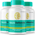 Neuro Defender Brain Supplements for Memory and Focus Capsules NeuroDefender Advanced Formula Brain Health Support Pills, Extra Strength Nootropics Neuro Defender All Natural Reviews (3 Pack)