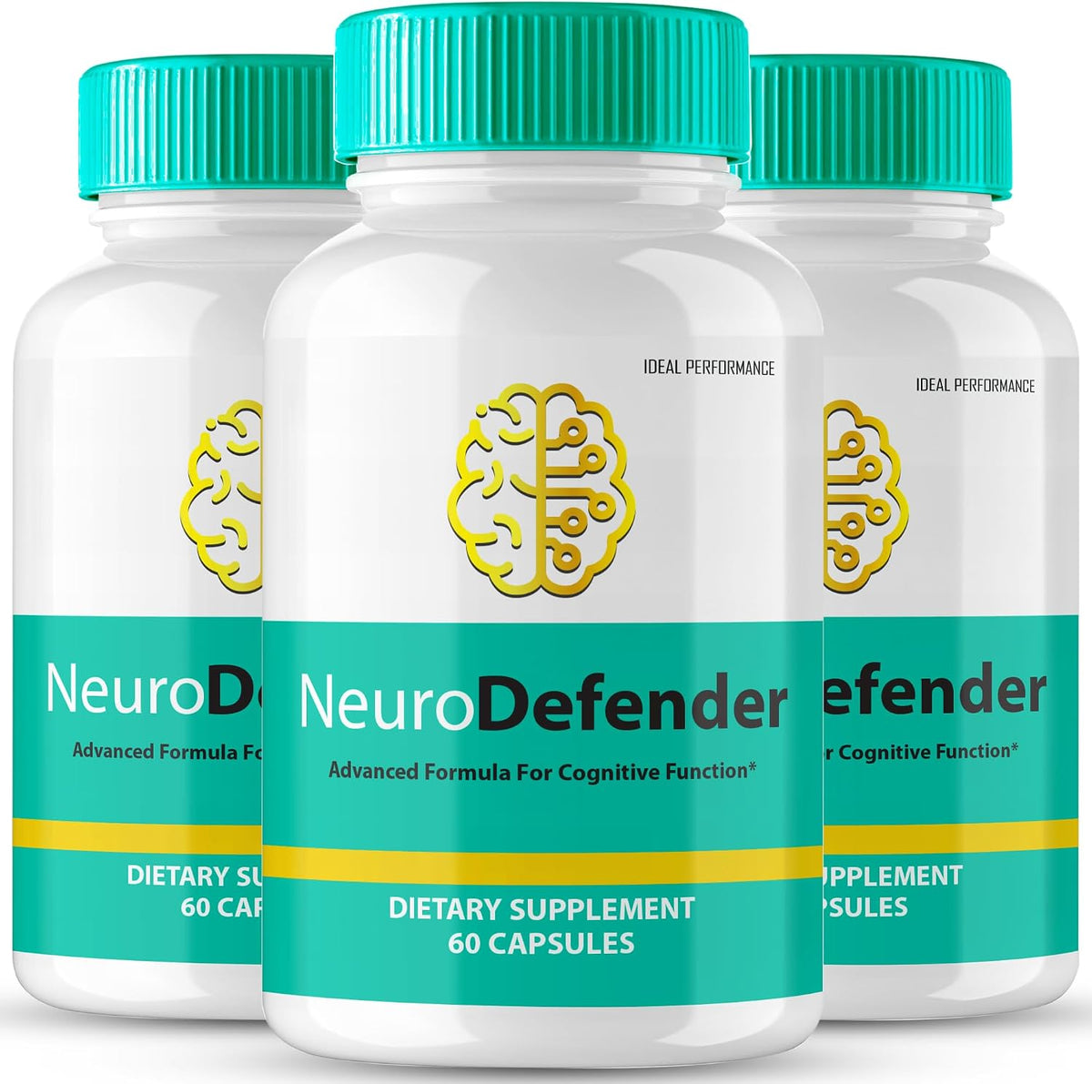 Neuro Defender Brain Supplements for Memory and Focus Capsules NeuroDefender Advanced Formula Brain Health Support Pills, – Image 1