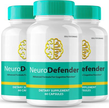 Neuro Defender Brain Supplements for Memory and Focus Capsules NeuroDefender Advanced Formula Brain Health Support Pills, – Image 1
