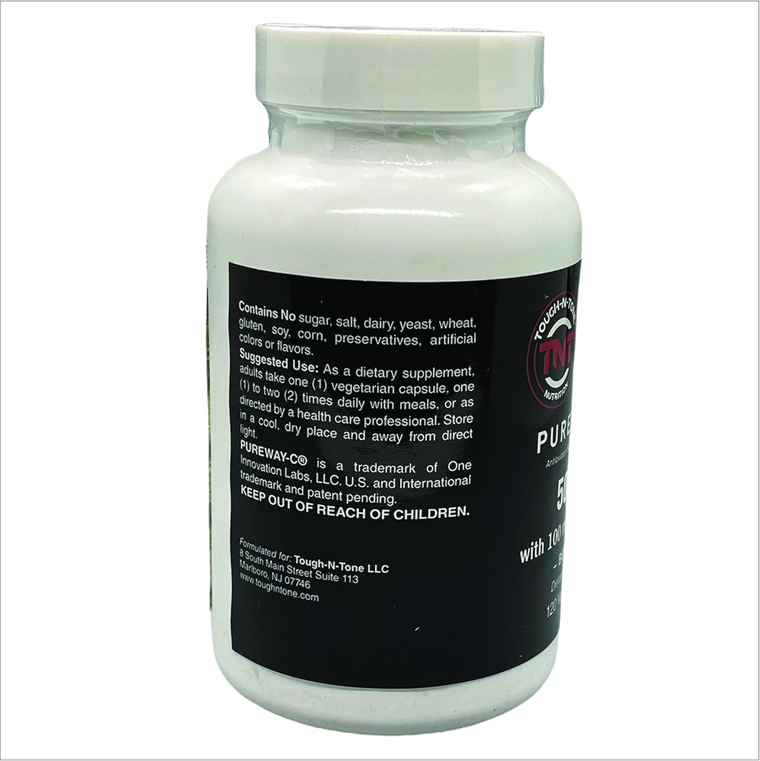 TOUGH-N-TONE Vitamina C Premium 500 mg con PureWay-C® y Bioflavonoides