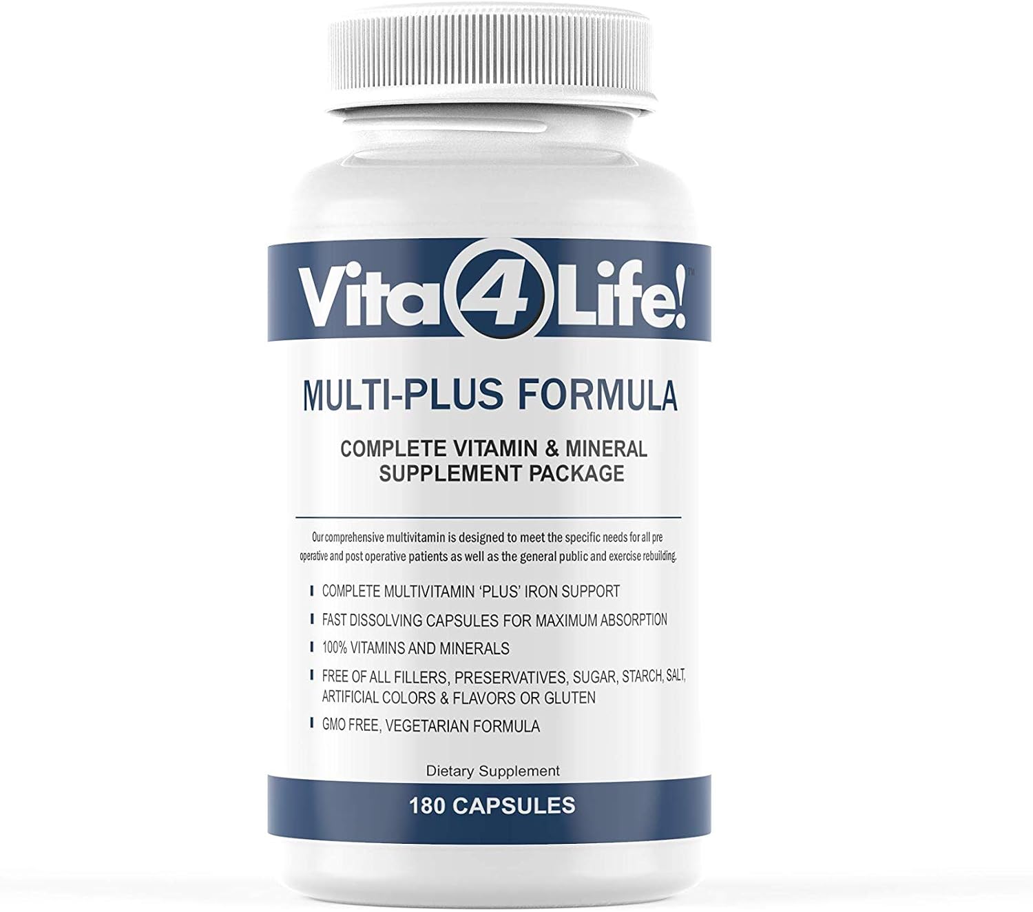 Vita4Life Multivitamínico Bariátrico Multi-Plus, 360 Cápsulas