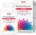 GNC Multivitamínico Active para Mujeres Sin Hierro - 180 Comprimidos