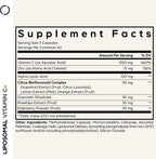 Codeage Liposomal Vitamin C 1500mg con Zinc, Elderberry, Citrus Bioflavonoids, Quercetin & Rose Hips - 180 Cápsulas Veganas
