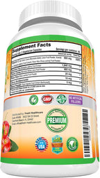 Fresh Healthcare Vitamina C 500mg Natural – 120 Cápsulas Veganas