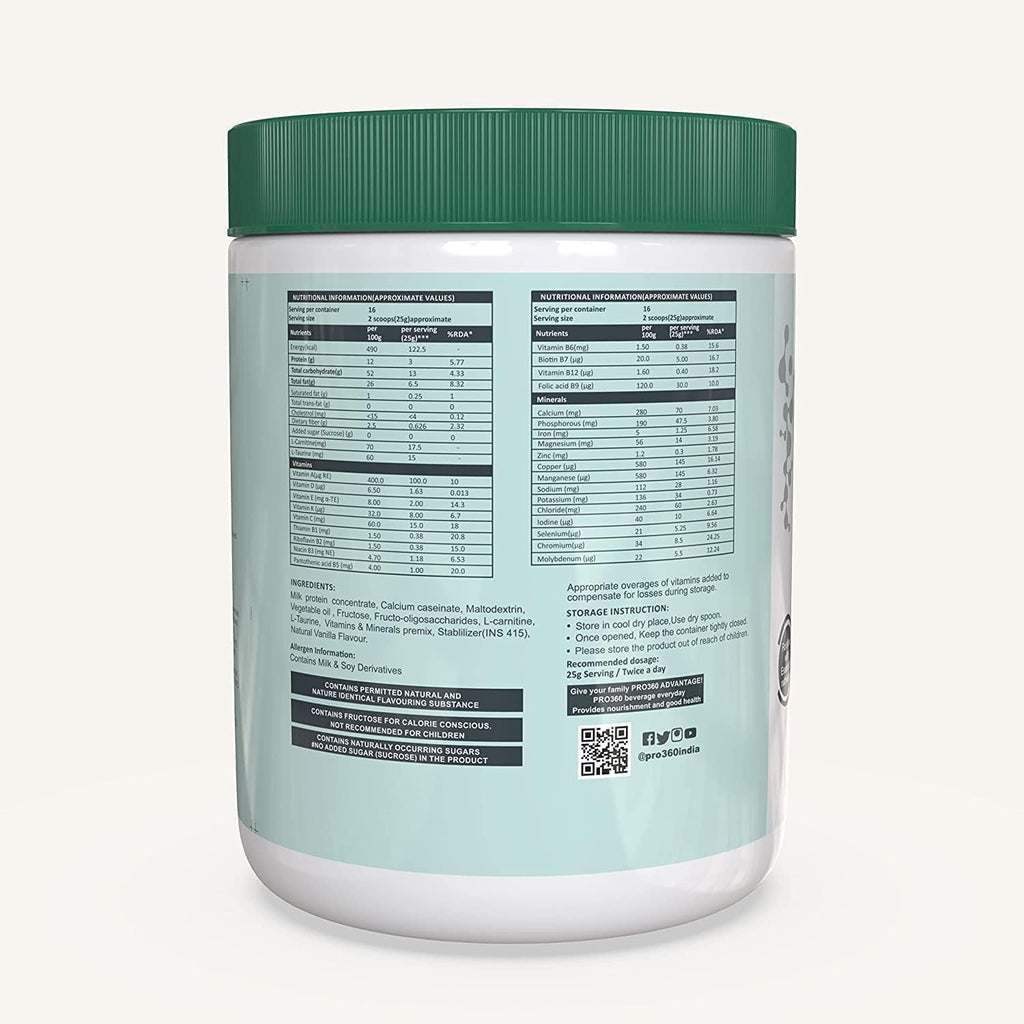 Pro Nephro - Bebida Nutricional para Cuidado Renal (Sabor Vainilla) Sin Azúcar Añadido, Suplemento para Riñones, 400 g