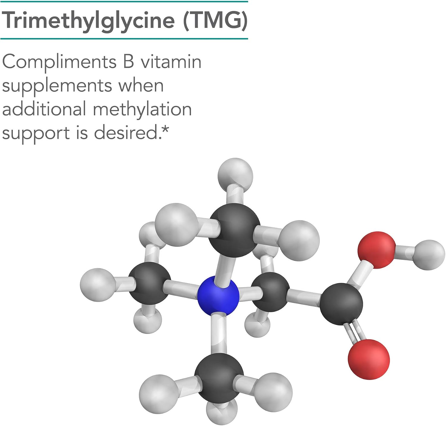 NutriCology TMG Trimetilglicina - 750 mg - 100 Cápsulas Vegetarianas