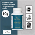 BILL & COO Best Lives Suplemento de Fibra con Probióticos, Colágeno Bovino y Remolacha para Perros - 90g