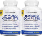 Suplemento de Apoyo Inmunológico con Vitamina C, D, Zinc y Más, 270 Cápsulas