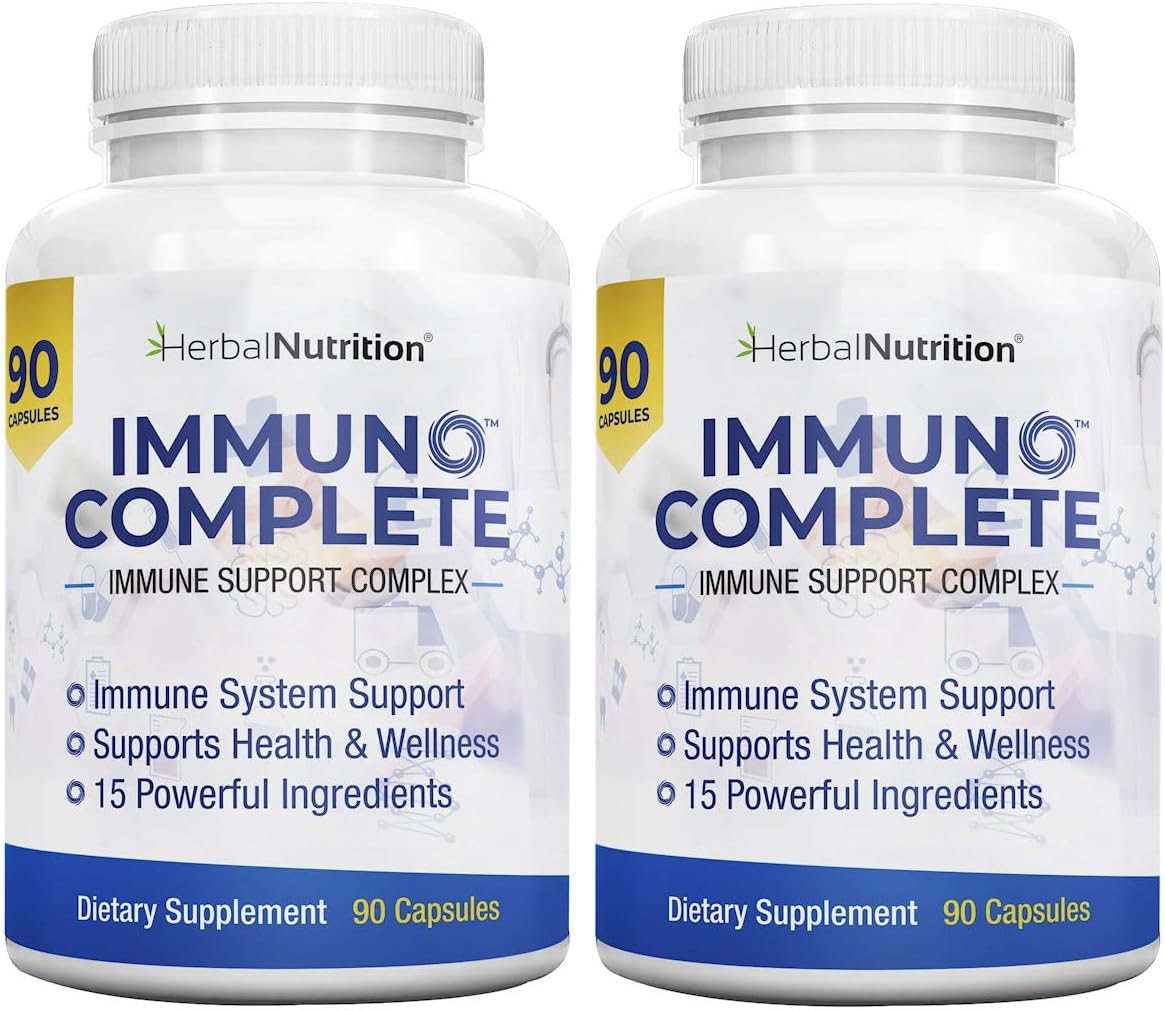 Suplemento de Apoyo Inmunológico con Vitamina C, D, Zinc y Más, 270 Cápsulas