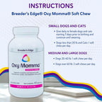 Breeder's Edge Oxy Momma Soft Chews - Postnatal Supplement for Lactating Dogs and Cats, 40 Count