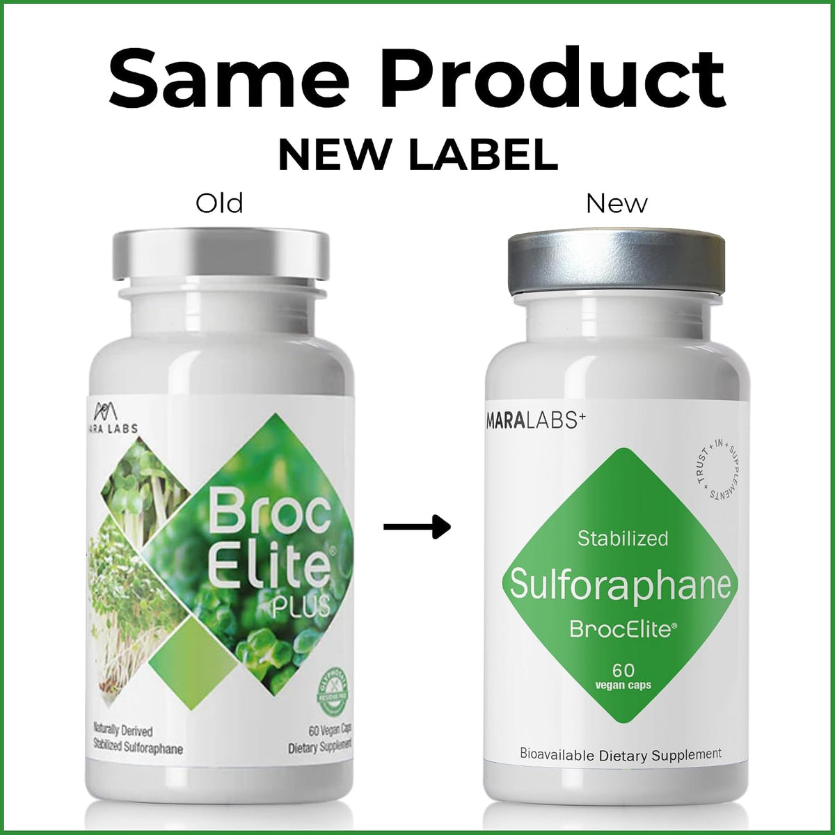 BrocElite Mara Labs Plus - Suplemento de Sulforafano de Brócoli Estabilizado - 60 Cápsulas Veganas – Image 3
