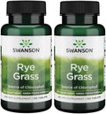 Swanson Rye Grass 500 mg 120 Comprimidos (Pack de 2)