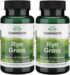Swanson Rye Grass 500 mg 120 Comprimidos (Pack de 2)
