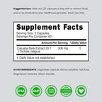 Extracto de Corteza de Catuaba 10.000 mg por Dosis (120 Cápsulas) - Dorado Nutrition