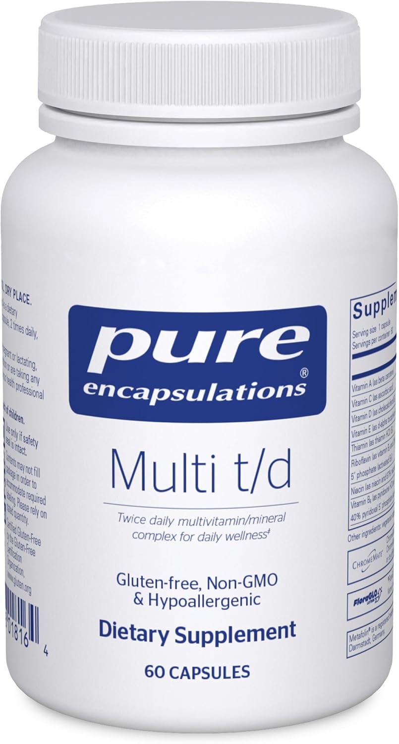 Pure Encapsulations Multi T/D - Complejo Multivitamínico y Mineral - 120 Cápsulas
