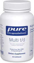 Pure Encapsulations Multi T/D - Suplemento multivitamínico y mineral - 60 cápsulas