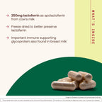 Jarrow Formulas Lactoferrina 250 mg - 60 Cápsulas