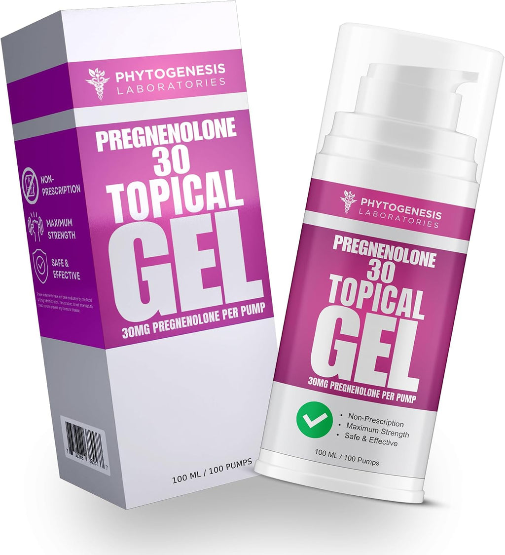 Phytogenesis Pregnenolona 30 mg Gel Tópico