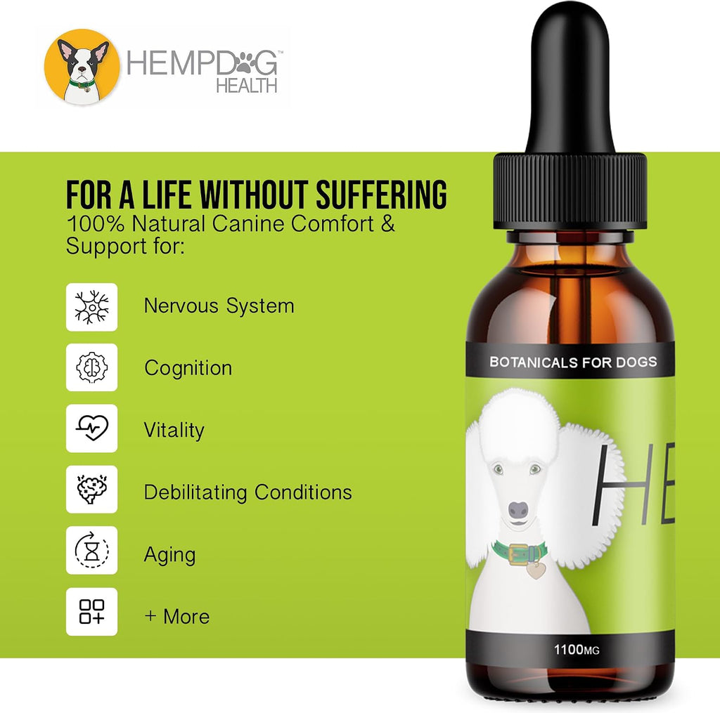 HEAL - Aceite de Cáñamo para Perros - Apoyo Inmunológico y Bienestar Diario