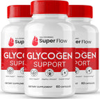 Super Flow Glycogen Support - Complemento alimenticio (3 Pack)