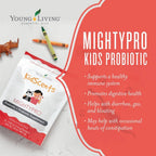 Young Living KidScents MightyPro - Probiótico y Prebiótico para Niños, 8 Mil Millones de Cultivos Vivos