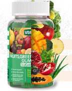 VIDAVITE Gominolas de Superalimentos sin Azúcar - 35+ Frutas y Verduras para Adultos y Adolescentes