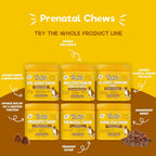 Vitaminas prenatales para perras embarazadas y lactantes - Apoya el embarazo saludable, el crecimiento de los cachorros y la lactancia - con ácido fólico, hierro y calcio - 120 masticables suaves