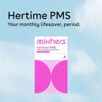 MIXHERS Hertime PMS - Apoyo para el Ciclo Menstrual - con Minerales, Raíz de Peonía y Ginseng Siberiano - Sin Azúcar - 15 Sobres - Sabor Lima Coco
