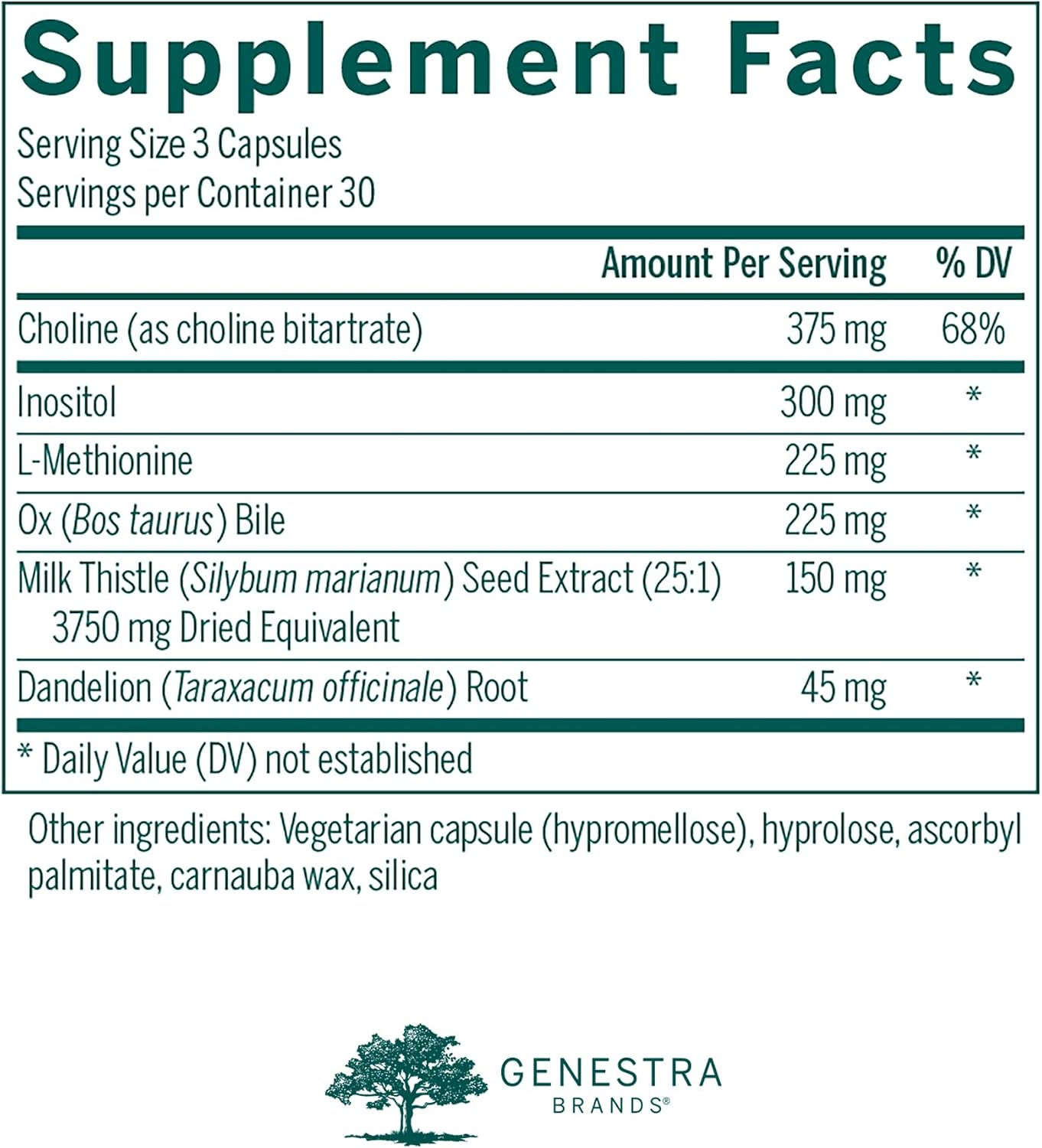 Genestra Brands Ichol Plus - Suplemento Digestivo, 90 Cápsulas