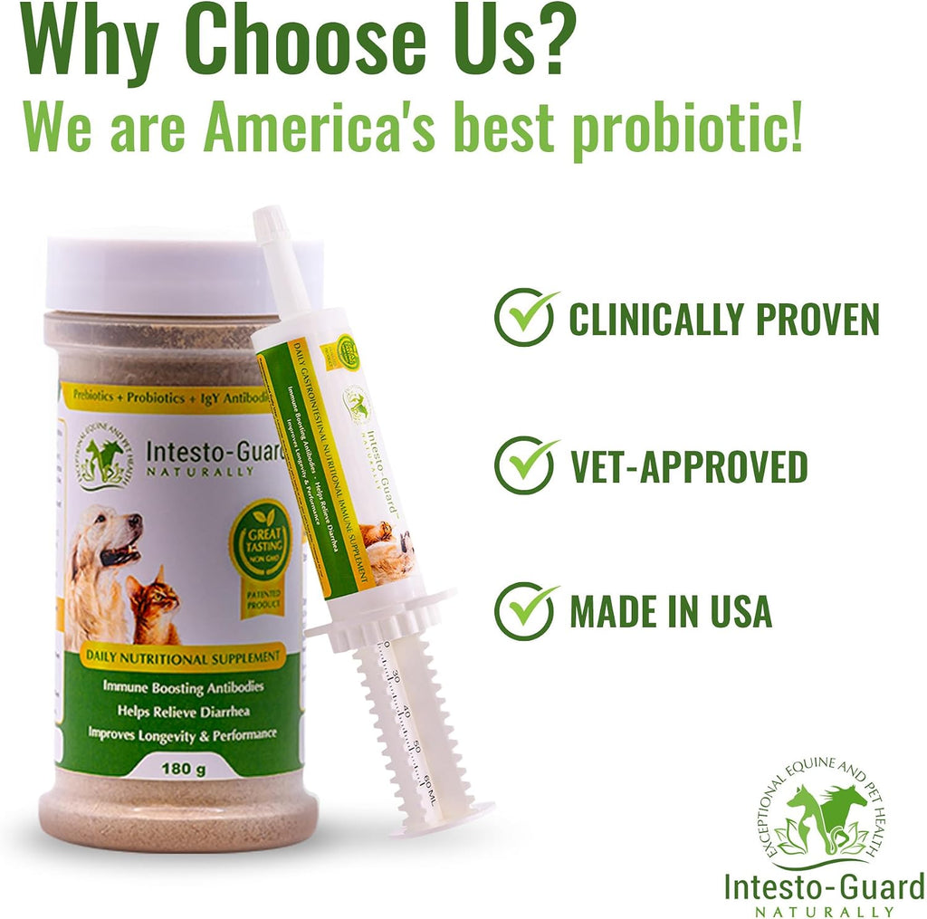 Probiotics Paste for Dogs Prebiotic for Canine, Gut Support, & Immune Boost, All Natural with 1 Billion per ML Includes (MOS)+ Beta Glucans + D-Mannose, No Animal by-Products - 60ML Single Tube