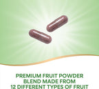 Nature's Way Orchard Fruits, Mezcla de Frutas en Polvo, 900 mg, 60 Cápsulas