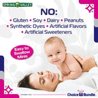 Choice Bundle Spring Valley Prenatal Multi + DHA Complejo Multivitamínico y Mineral, 360 mini softgels + Guía y Pastillero