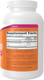 NOW Foods Vitamina C 1000 mg con Bioflavonoides - 500 Cápsulas Vegetales