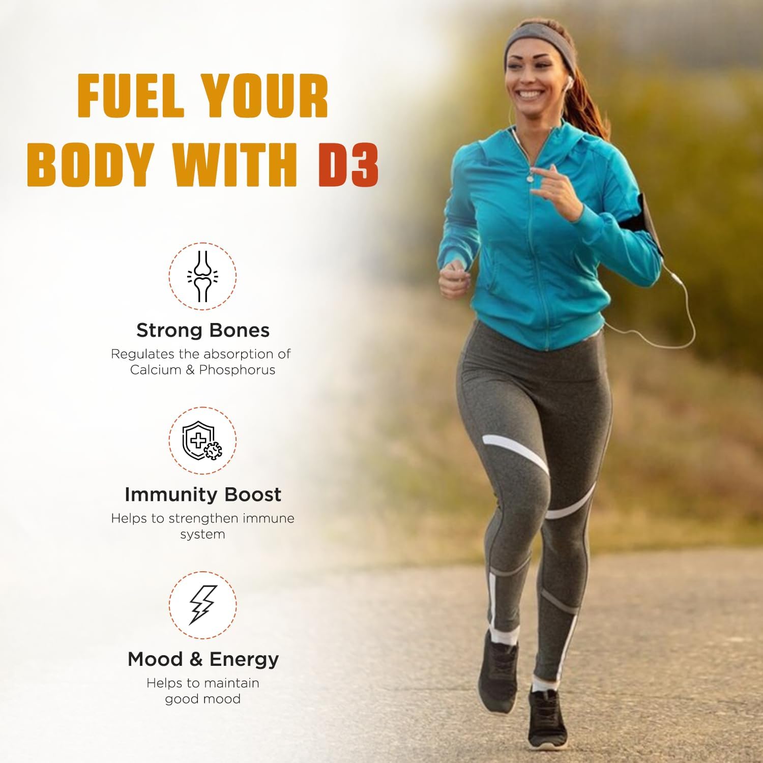 Nivagen Weekly-D Vitamina D3 50.000 UI (Colecalciferol) – 24 Cápsulas Blandas – Dosis Semanal